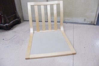 格子座椅子　白木【おまとめ買いでお得となります！】