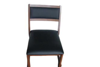 椅子　SH350　黒ビニールレザー張り